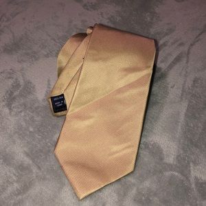 Jones New York 100% Silk Gold Necktie